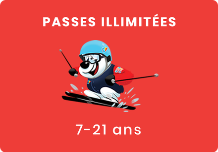 PASSE ILLIMITÉE 7-21 ANS