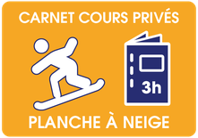 Carnet 3 heures cours privés - Planche