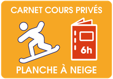 Carnet 6 hres cours privés planche