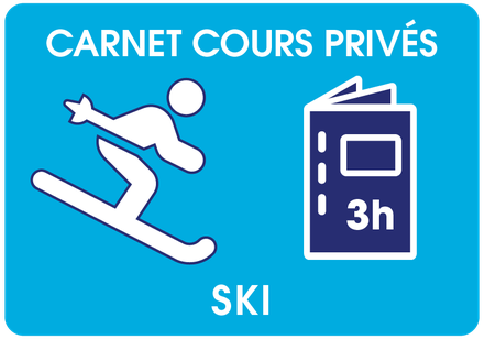 Booklet 3 hrs private courses - Ski