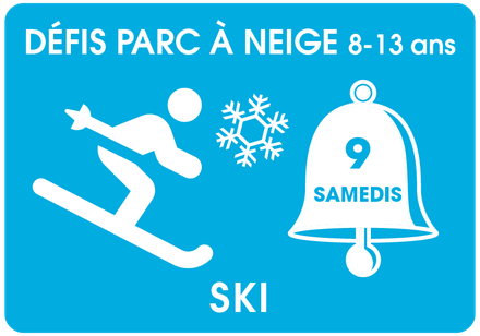 Défis Parc à neige - 8-13 ans - 9 sam. déb. 15 jan. 2022