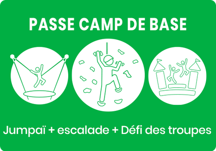 Passe estivale CAMP DE BASE